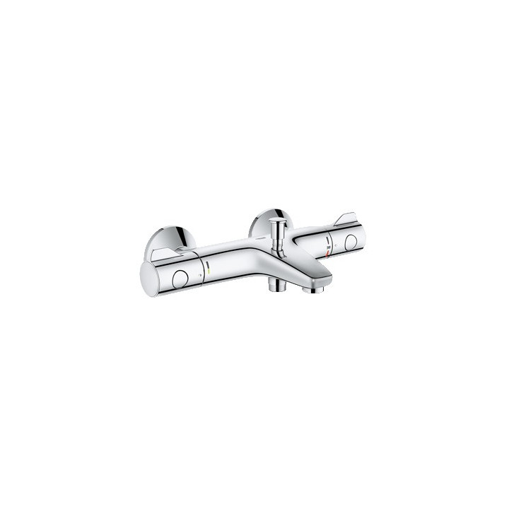 Bateria wannowa Grohe Grohtherm 800 ścienna, szer. 304 mm, chrom, termostatyczna- sanitbuy.pl