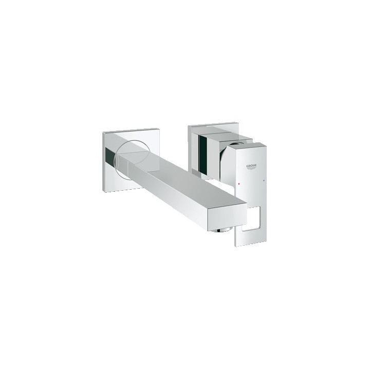 Bateria umywalkowa GROHE Eurocube ścienna, dł. 231 mm, chrom- sanitbuy.pl