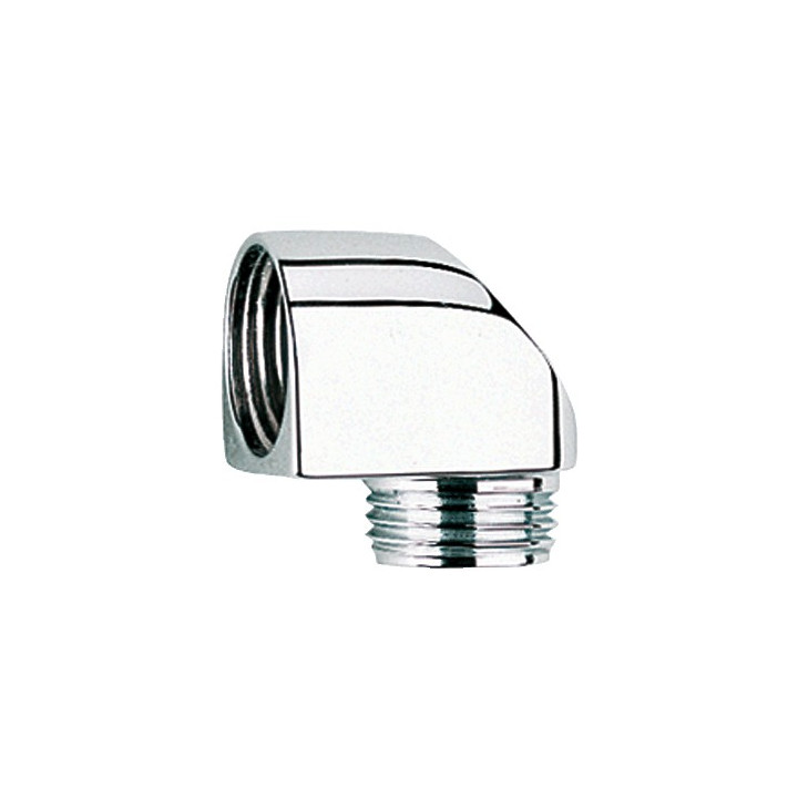 Kolanko przyłączeniowe GROHE Relexa ścienne, chrom, nasadka chromowana- sanitbuy.pl