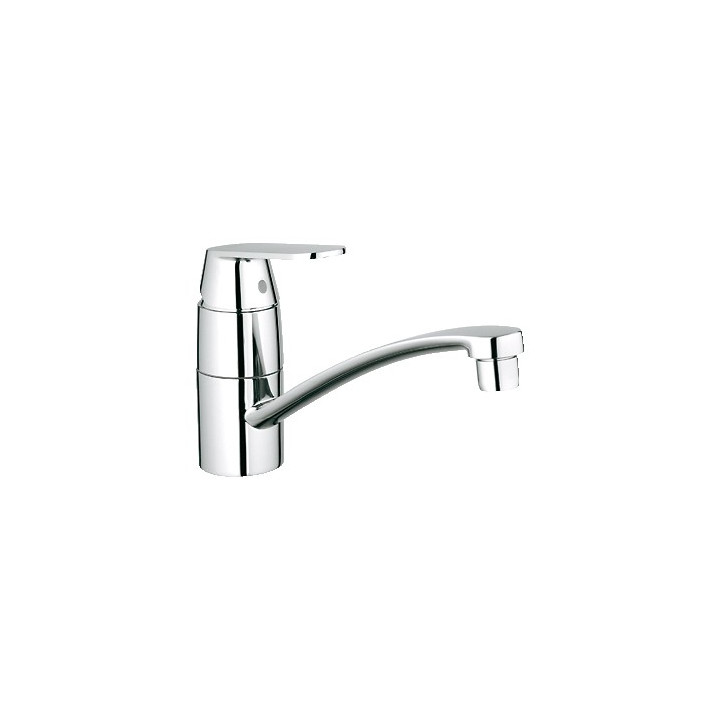 Bateria kuchenna GROHE Eurosmart Cosmopolitan stojąca, wys. 203 mm, chrom, jednouchwytowa, ogranicznik przepływu- sanitbuy.pl