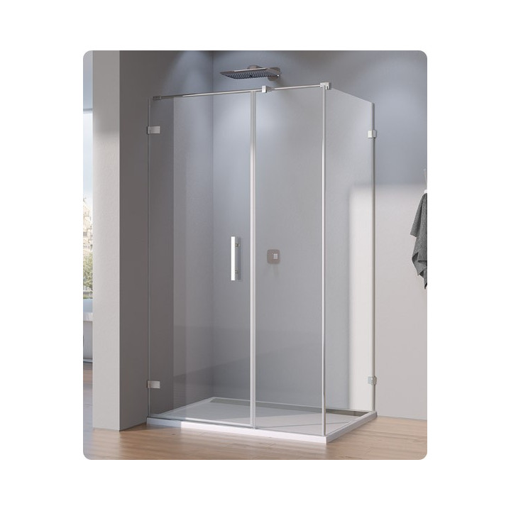 Ścianka boczna SanSwiss PUR PURDT3 szer. 300 - 1000 mm, wys. do 2300 mm (MAX), chrom, przezroczysta- sanitbuy.pl