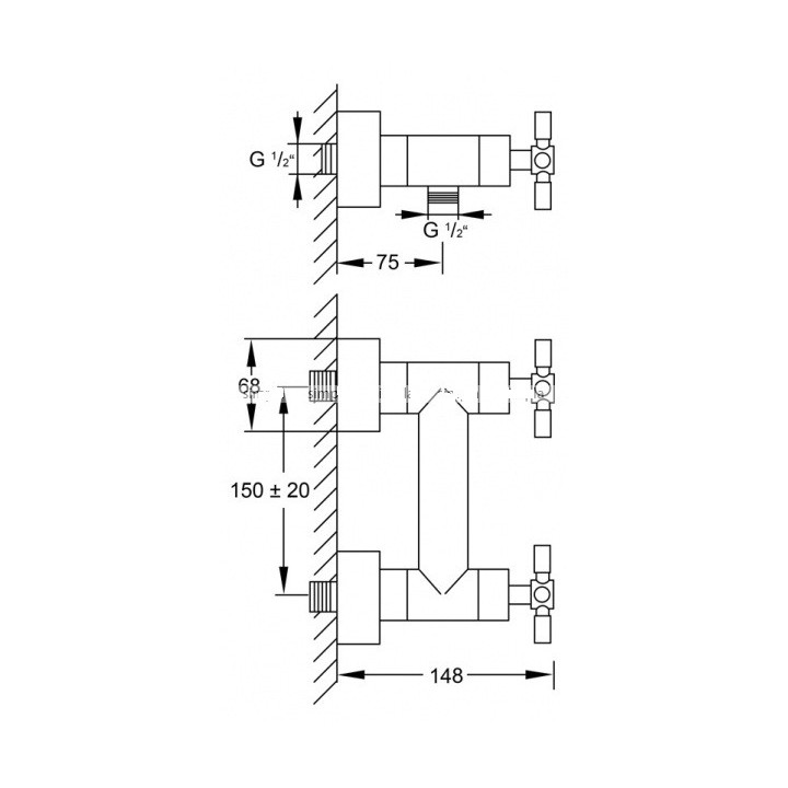 Bateria umywalkowa Steinberg Seria 250, dwuuchwytowa z korkiem automatycznym, wys. 36 cm- sanitbuy.pl