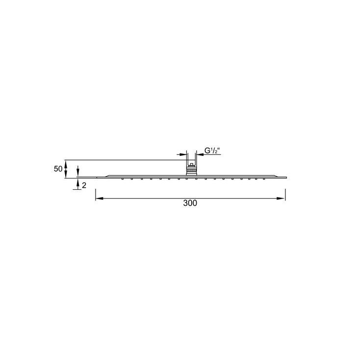 Deszczownica Steinberg, śr 25 cm, chrom- sanitbuy.pl