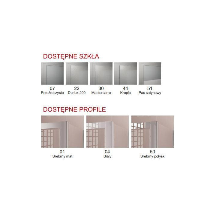 Kabina, drzwi rozsuwane SanSwiss TOP-LINE TOP lewe, szer. 600 - 900 mm, wys. do 1900 mm, srebrny mat, przezroczyste - sanitbuy.p