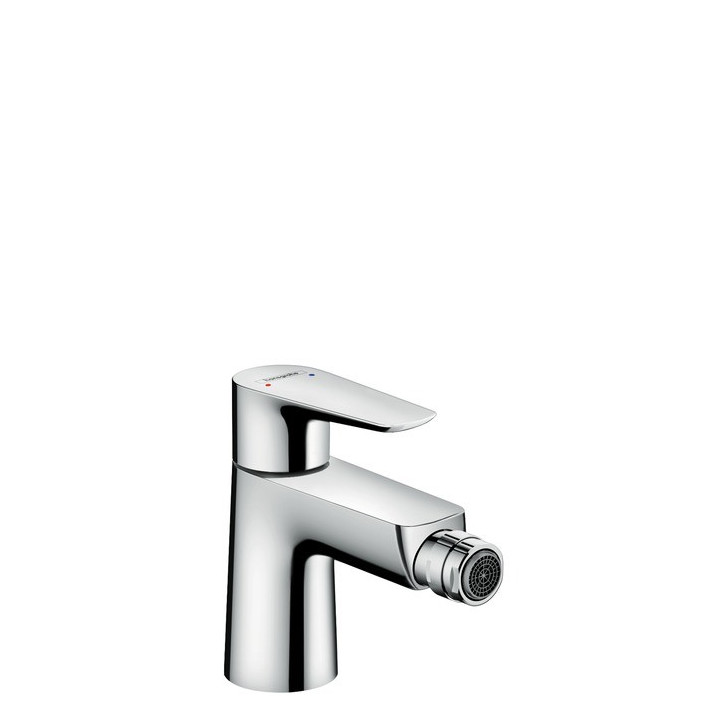 Bateria bidetowa 1-uchwytowa Hansgrohe Talis E wys. 158 mm, chrom, komplet odpływowy- sanitbuy.pl
