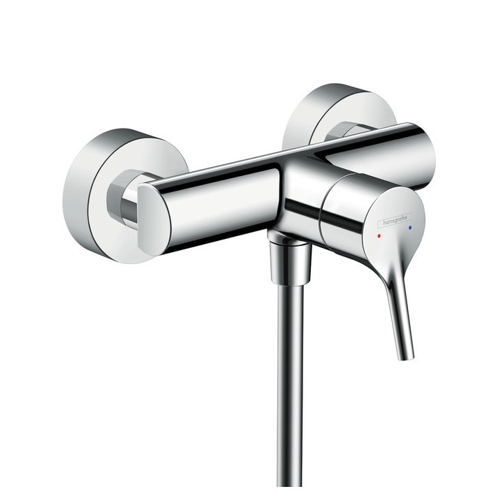 Bateria wannowa 1-uchwytowa Hansgrohe Talis S natynkowa, dł. 166 mm, chrom, rozstaw 150 mm ± 12 mm- sanitbuy.pl