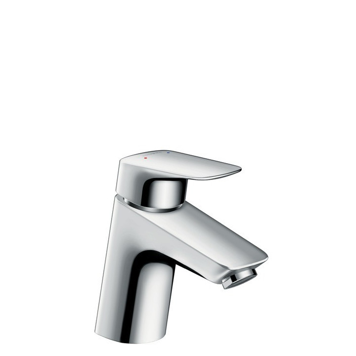 Bateria umywalkowa 1-uchwytowa Hansgrohe Logis 70 wys. 166 mm, chrom, komplet odpływowy- sanitbuy.pl