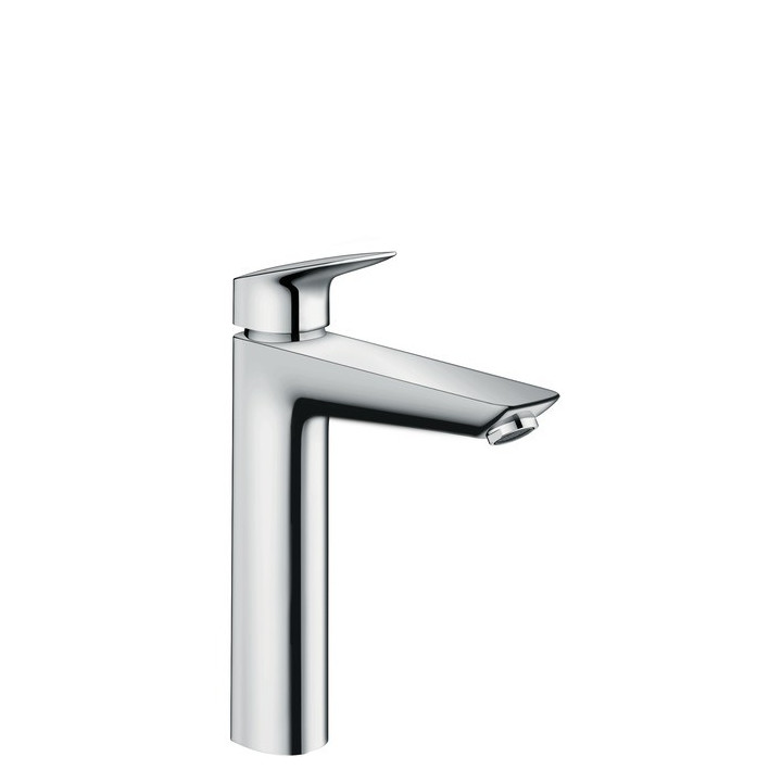 Bateria umywalkowa jednouchwytowa Hansgrohe Logis 100, chrom, metalowy komplet odpływowy- sanitbuy.pl