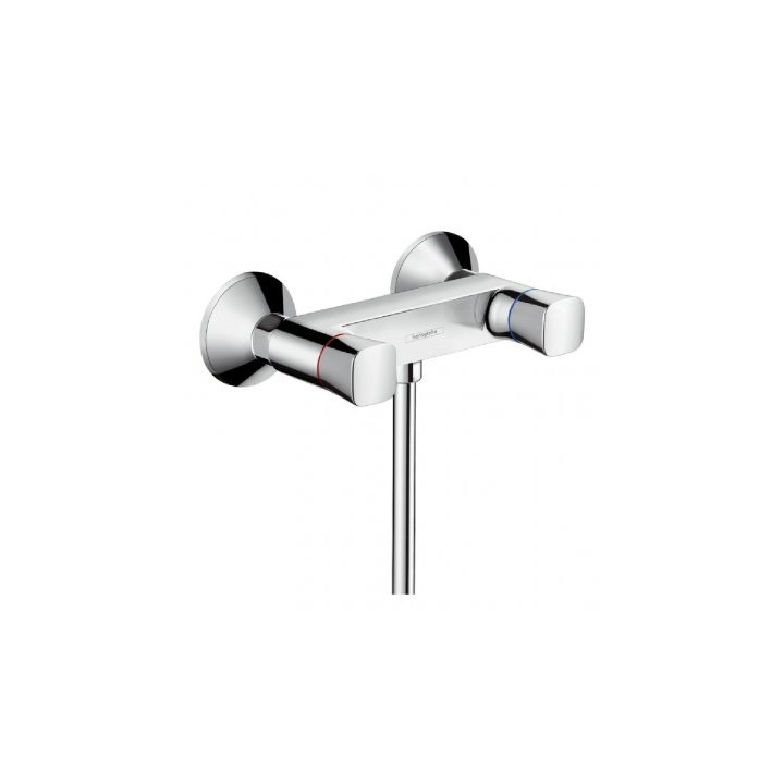 Bateria wannowa 2-uchwytowa Hansgrohe Logis szer. 184 mm, natynkowa, chrom, rozstaw: 150 mm ± 12 mm- sanitbuy.pl
