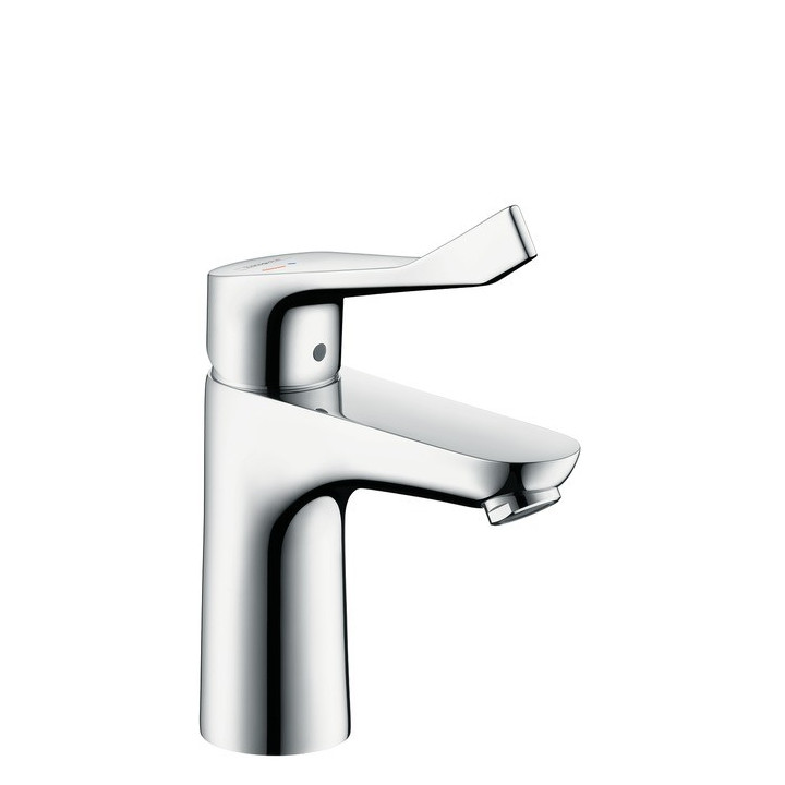 Bateria umywalkowa 1-uchwytowa Hansgrohe Focus Care 100 wys. 239 mm, chrom, bez kompletu odpływowego- sanitbuy.pl