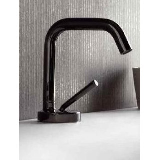 Bateria umywalkowa Zucchetti Isystick stojąca, wys. 151 mm, biała, obrotowa wylewka- sanitbuy.pl