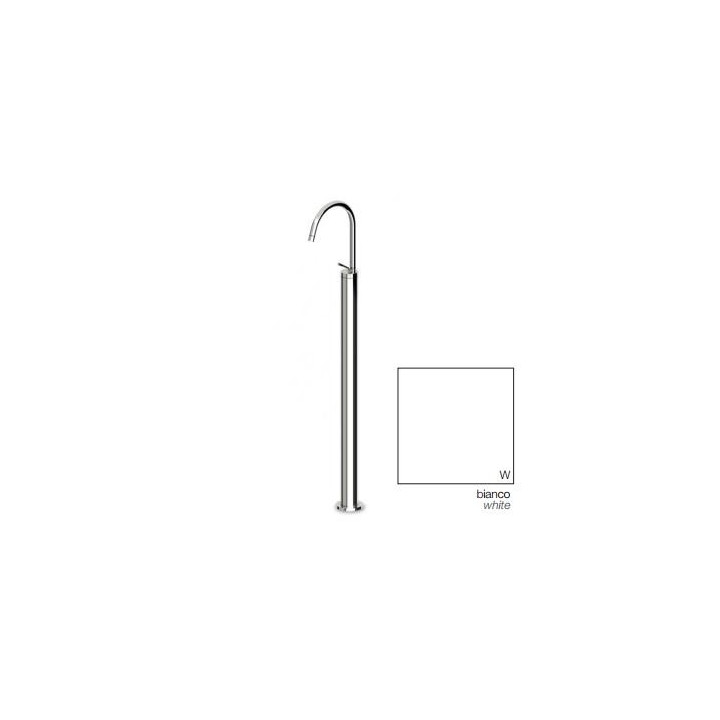 Bateria umywalkowa Zucchetti Isystick wolnostojąca, wys. 1160 - 1200 mm, satyna- sanitbuy.pl