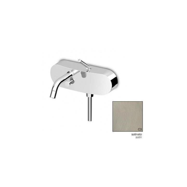 Bateria wannowo-natryskowa  Zucchetti Isystick ścienna, chrom, przełącznik, zestaw natryskowy- sanitbuy.pl