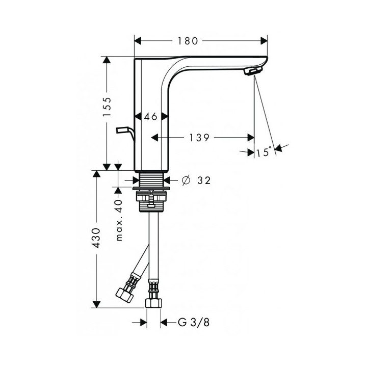 Bateria Axor Urquiola umywalkowa- sanitbuy.pl
