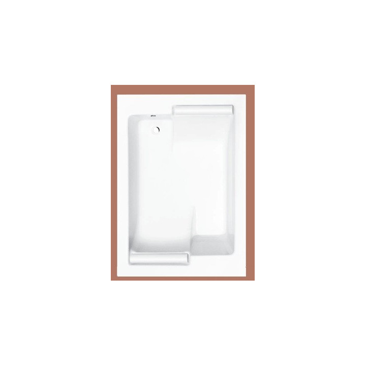 Wanna asymetryczna Ruben Ego narożna, 195 x 135 x 45 cm, biała, system hydromasażu Neos- sanitbuy.pl