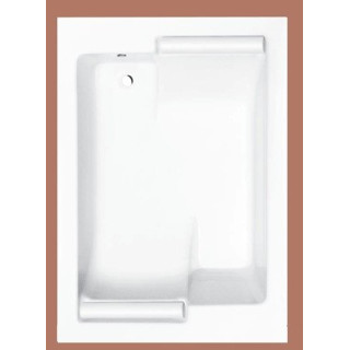 Wanna asymetryczna Ruben Ego narożna, 195 x 135 x 45 cm, biała, system hydromasażu Maxus Maximus- sanitbuy.pl