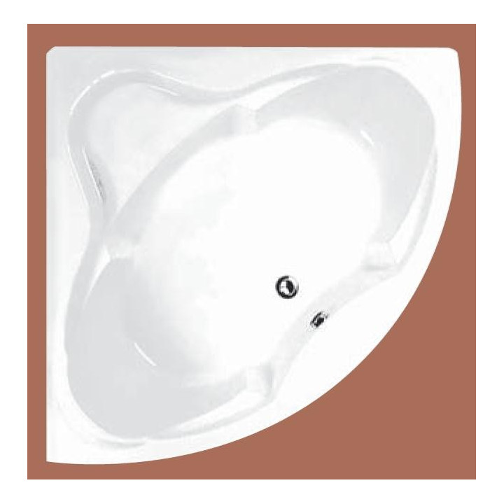 Wanna narożna Ruben Mona Lisa 136 x 136 x 42 cm, biała, system hydromasażu Maxus Maximus- sanitbuy.pl