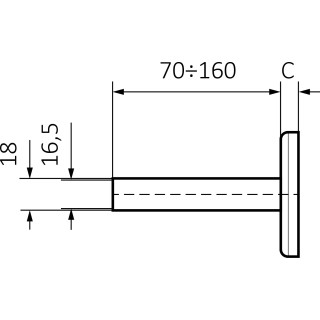 Zawór Terma termostatyczny kątowy 50 po osi Lewy - biały- sanitbuy.pl