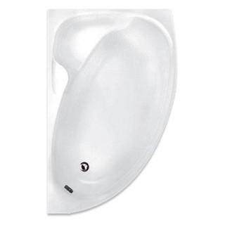 Wanna narożna Ruben Victoria asymetryczna, 156 x 100 cm, biała, lewa/prawa, system hydromasażu Rexus Champagne- sanitbuy.pl