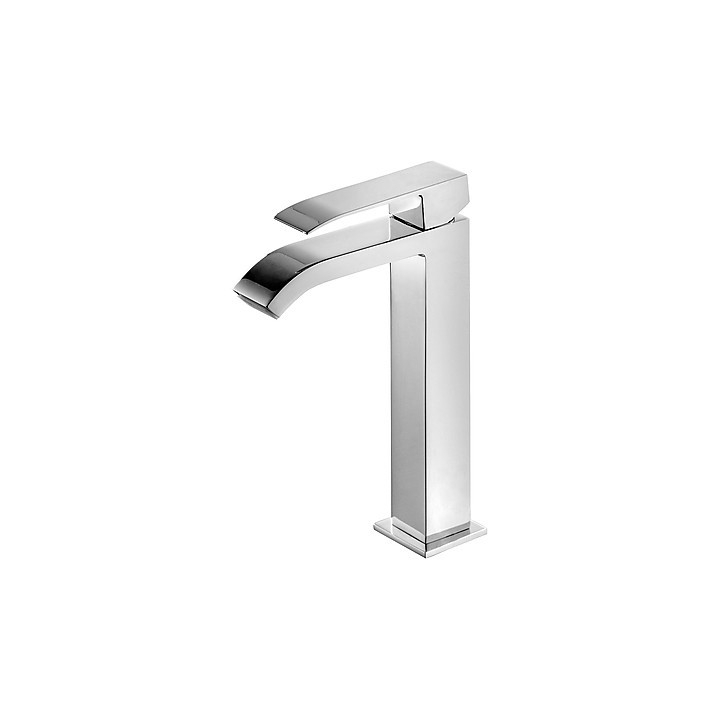 Bateria umywalkowa Tres Cuadro wysokość 24 cm, chrom- sanitbuy.pl