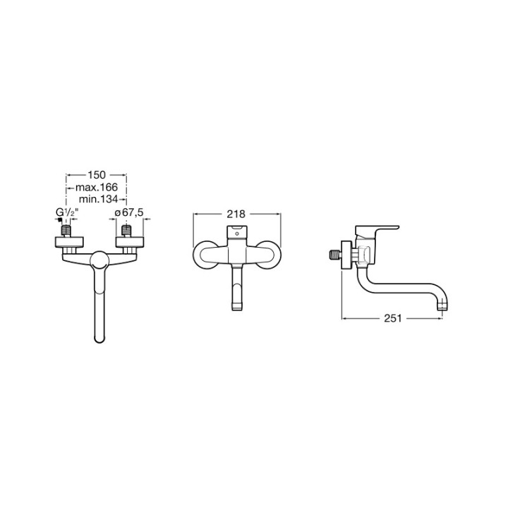 Bateria zlewozmywakowa Roca L20 stojąca, dł. 221 mm, ColdStart, obrotowa wylewka, chrom- sanitbuy.pl