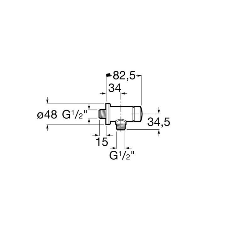Bateria czasowa pisuarowa Roca Avant natynkowa, chrom- sanitbuy.pl