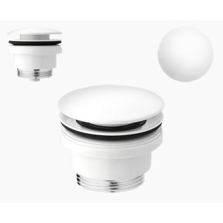 Korek umywalkowy Vedo Click-Clack biały - sanitbuy.pl