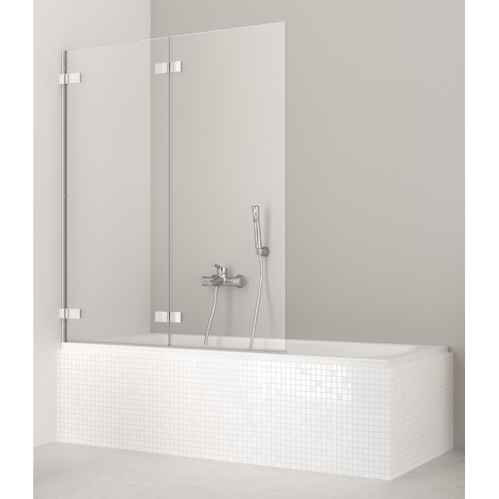 Parawan nawannowy Radaway Arta PRD lewy,  składany, chrom - sanitbuy.pl