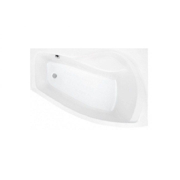 Wanna narożna asymetryczna Roca Nicole lewa, biała, akrylowa, 150 x 80 cm, nóżki w zestawie- sanitbuy.pl
