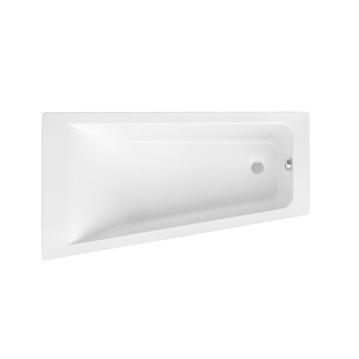 Wanna narożna asymetryczna Roca Easy lewa, biała, akrylowa, 150 x 80 cm, nóżki w zestawie- sanitbuy.pl