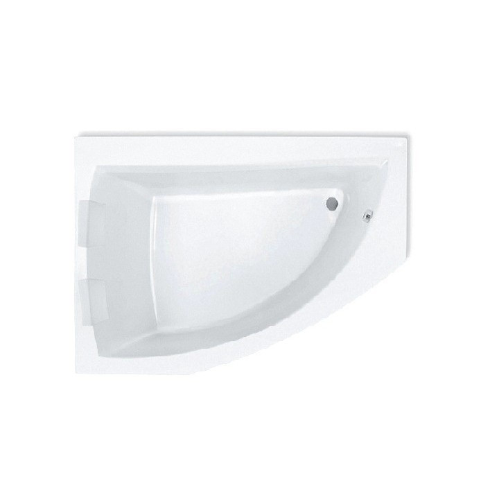 Wanna narożna asymetryczna Roca Easy lewa, biała, akrylowa, 160 x 90 cm, nóżki w zestawie- sanitbuy.pl