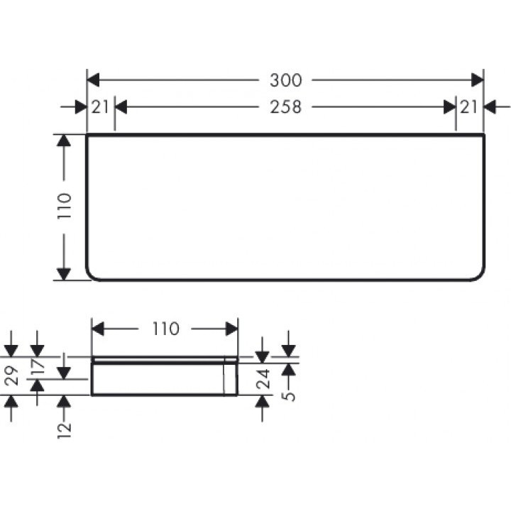 Dyspozytor mydła w płynie z półką AXOR - sanitbuy.pl