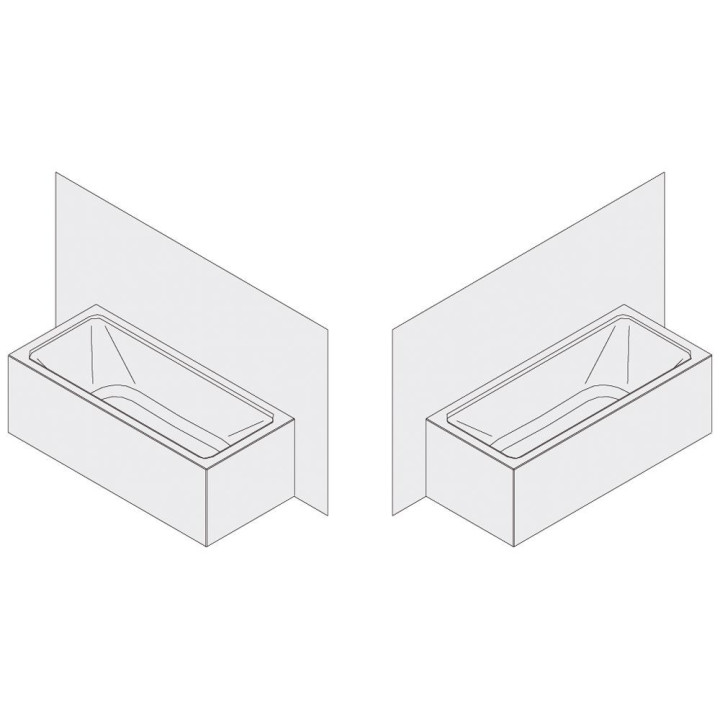 Wanna przyścienna, prostokątna Kaldewei Meisterstück Conoduo 2 biała, 170 x 75 x 43cm, powierzchnia uszlachetniona- sanitbuy.pl