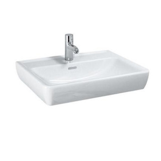 Umywalka prostokątna Laufen Pro wisząca, 60 x 48 cm, biała, z otworem na baterię- sanitbuy.pl