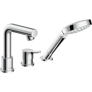 Bateria wannowa Hansgrohe Talis S, 3-otworowa, do montażu na brzegu wanny, DN15, chrom- sanitbuy.pl
