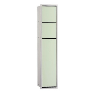 Szafka wbudowana Emco Asis Module 150 aluminium/przezroczyste, 81 x 17 x 15,5 cm- sanitbuy.pl