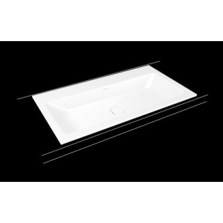 Umywalka nablatowa Kaldewei Cono 60 x 50 x 14 cm, biała, otwór na baterię, bez przelewu, powierzchnia uszlachetniona- sanitbuy.p