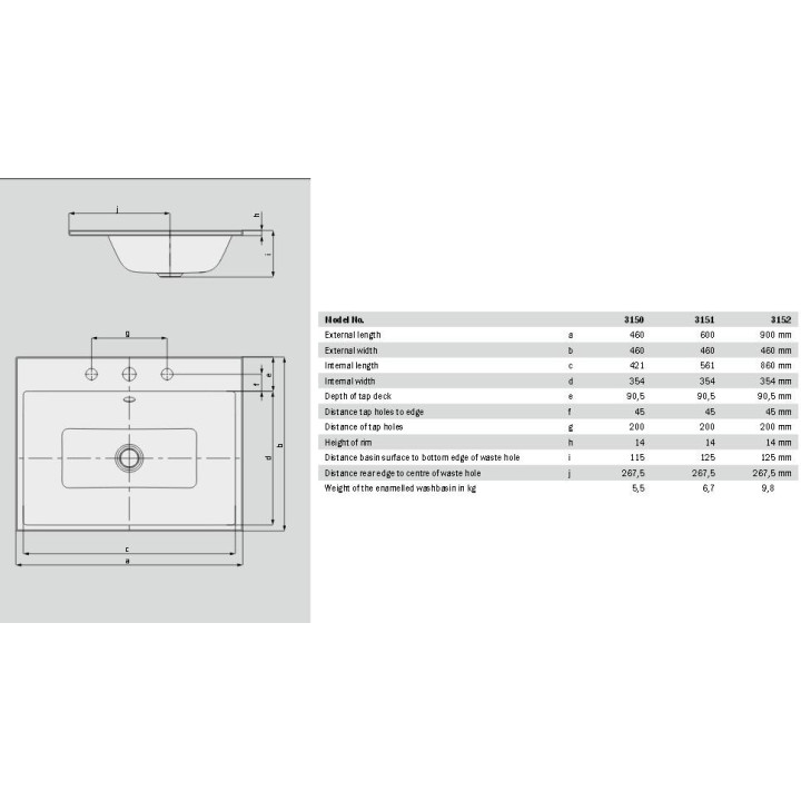 Umywalka ścienna Kaldewei Cono 60 x 50 x 12 cm, biała, otwór na baterię, bez przelewu, powierzchnia uszlachetniona- sanitbuy.pl