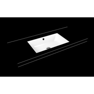 Umywalka podblatowa Kaldewei Puro 46 x 38,5 cm, biała, otwór na baterię, z przelewem, powierzchnia uszlachetniona- sanitbuy.pl