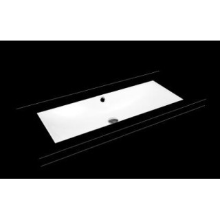 Umywalka podblatowa Kaldewei Silenio 634 x 391 mm, biała, z przelewem, powierzchnia uszlachetniona- sanitbuy.pl