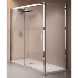Drzwi prysznicowe przesuwane Novellini Kuadra 2P 114-120 cm lewe   - sanitbuy.pl