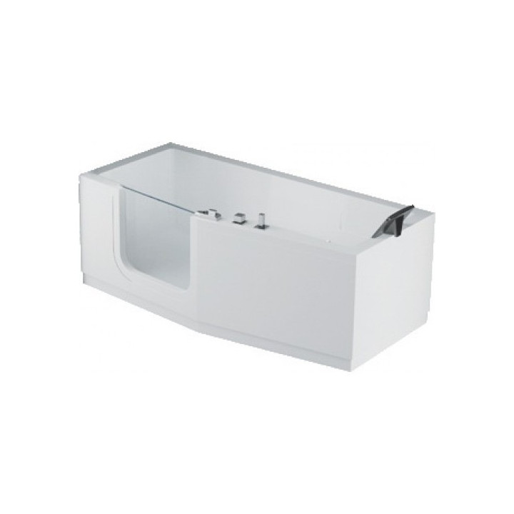 Wanna Novellini Iris z 2 panelami, lewa 170x80 cm - sanitbuy.pl