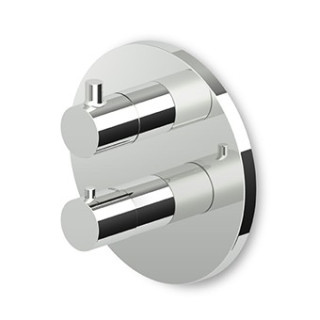 Bateria natryskowa Zucchetti Pan podtynkowa, z przełącznikiem, chrom, el. zewnętrzny- sanitbuy.pl