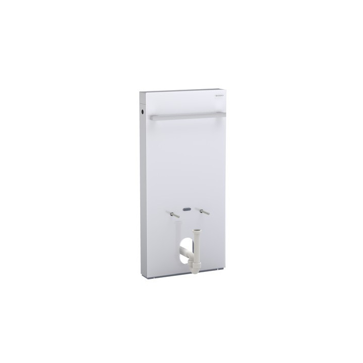 Moduł sanitarny Geberit Monolith do WC wiszącego, biały/aluminium, H101, mocowanie 18/23 cm- sanitbuy.pl