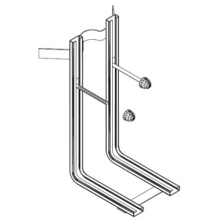 Uniwersalny stelaż Flaminia Pinch do montażu wiszącego WC/bidetu- sanitbuy.pl