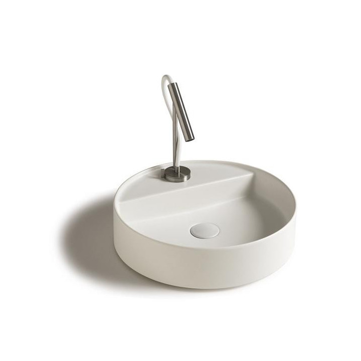 Umywalka nablatowa Galassia SmartB biała, śr. 45 cm, z otworem na baterię- sanitbuy.pl