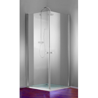 Drzwi prysznicowe Huppe Design 501 - skrzydłowe, szer. 900mm, z powłoką Anti-Plaque- sanitbuy.pl