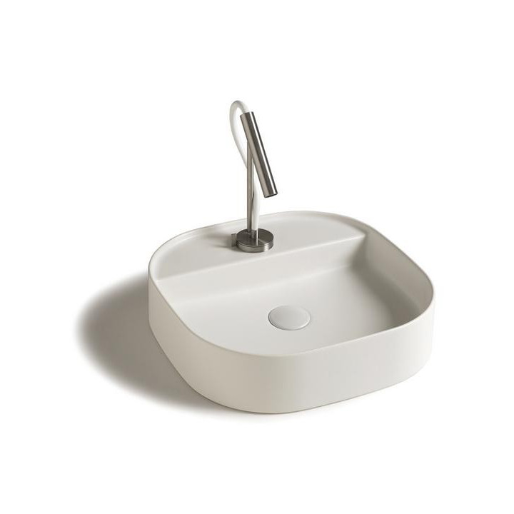 Umywalka nablatowa Galassia SmartB biała, śr. 45 cm, z otworem na baterię- sanitbuy.pl