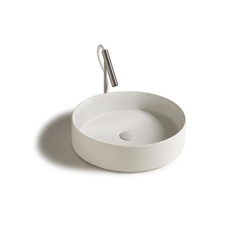 Umywalka nablatowa, prostokątna Galassia SmartB biała, 65 x 45 cm, z otworem na baterię- sanitbuy.pl