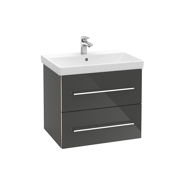 Szafka podumywalkowa Villeroy & Boch Avento kryształowy szary, 76 x 52 x 44,7 cm, 2 szuflady- sanitbuy.pl